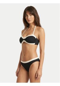 Seafolly Dół od bikini Band Wave 40368-305 Czarny. Kolor: czarny. Materiał: syntetyk #3