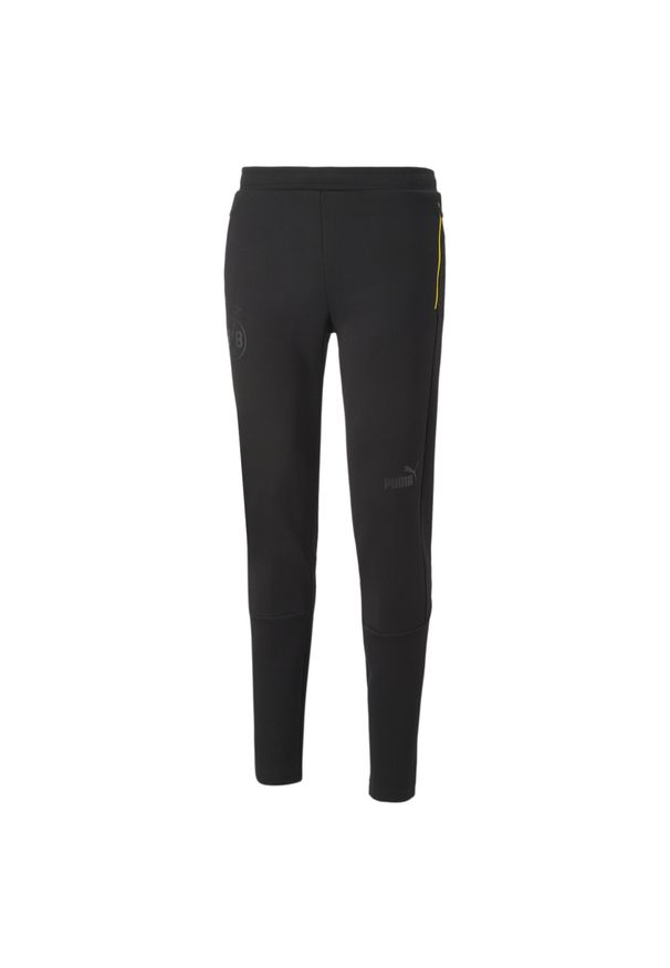 Puma - Spodnie dresowe Borussia Dortmund 2022/23. Kolor: czarny. Materiał: dresówka. Sport: piłka nożna