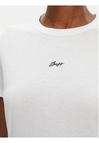 BOSS T-Shirt C_Elogo_5 50547547 Biały Slim Fit. Kolor: biały. Materiał: bawełna