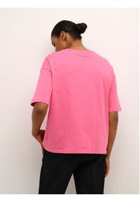 Kaffe T-Shirt Sonna 10507645 Różowy Regular Fit. Kolor: różowy. Materiał: bawełna #2