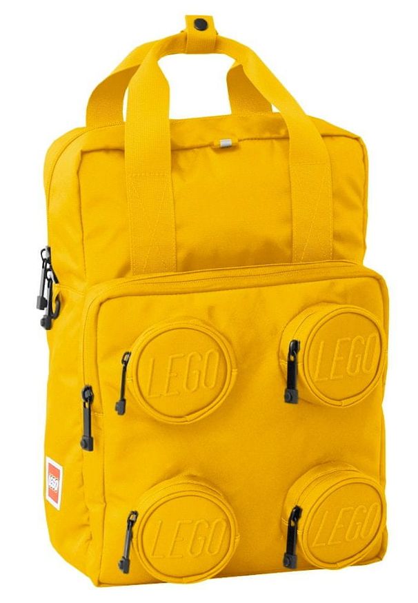 LEGO Signature Brick 2x2 plecak - żółty. Kolor: żółty. Styl: wakacyjny, casual