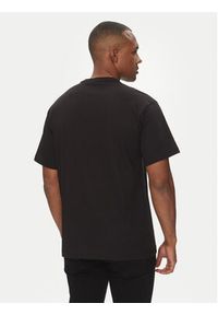Versace Jeans Couture T-Shirt 78GAHT01 Czarny Regular Fit. Kolor: czarny. Materiał: bawełna #3