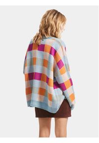Roxy Kardigan Small Slow Chec Swtr ERJSW03578 Niebieski Regular Fit. Kolor: niebieski. Materiał: syntetyk #4