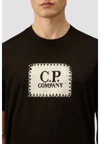 C.P. Company - C.P. COMPANY Czarny męski t-shirt, Rozmiar L. Kolor: czarny #5
