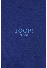 JOOP! - Joop! bluza bawełniana męska kolor granatowy z nadrukiem. Okazja: na co dzień. Kolor: niebieski. Materiał: bawełna. Wzór: nadruk. Styl: casual #4