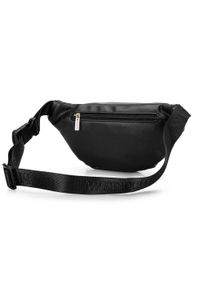 Wittchen - Damska torebka nerka ze skóry ekologicznej. Kolor: czarny. Materiał: skóra ekologiczna. Wzór: haft #5