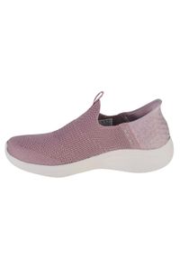 skechers - Buty sportowe Sneakersy damskie, Skechers Ultra Flex 3.0 Smooth Step Slip-ins. Kolor: fioletowy, różowy, wielokolorowy. Model: Skechers Sport. Sport: turystyka piesza