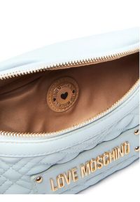 Love Moschino - LOVE MOSCHINO Nerka JC4003PP1OLA0701 Błękitny. Kolor: niebieski. Materiał: skóra #6