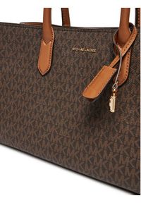 MICHAEL Michael Kors Torebka Scarlett Medium Signature Logo Satchel 30F4GETS2B Brązowy. Kolor: brązowy. Materiał: skórzane #3