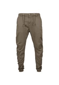 Urban Classics - Spodnie Do Joggingu Damskie Rozciągliwe. Kolor: zielony. Długość: długie. Sport: bieganie