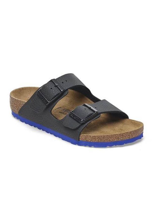 Klapki dla dzieci Birkenstock Arizona Kids. Kolor: czarny. Materiał: syntetyk, materiał. Sezon: lato