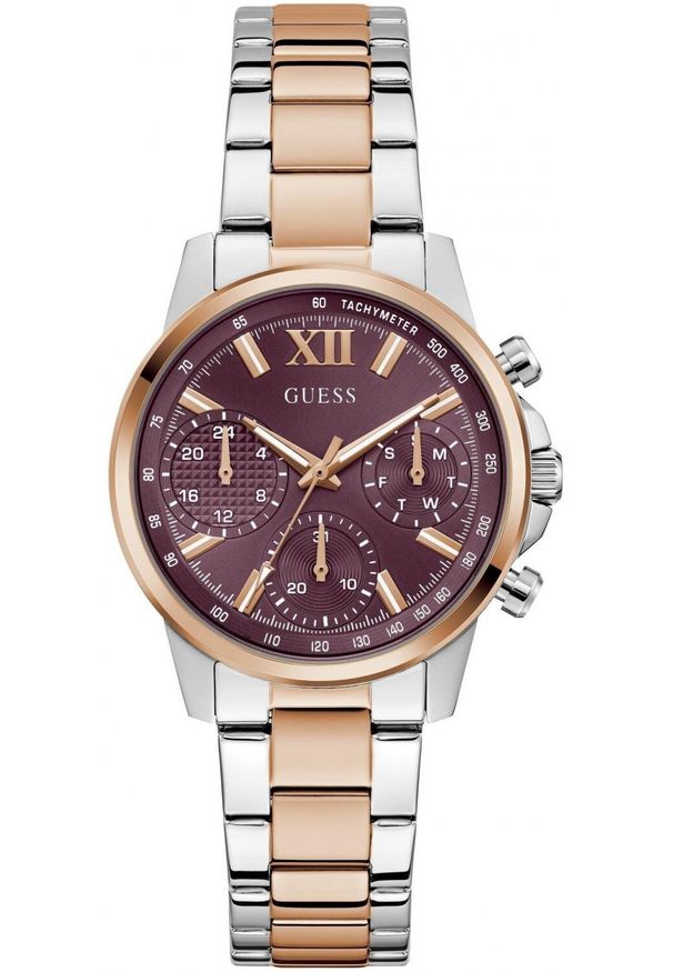 Zegarek męski Guess GW0933L5 srebrny. Kolor: srebrny