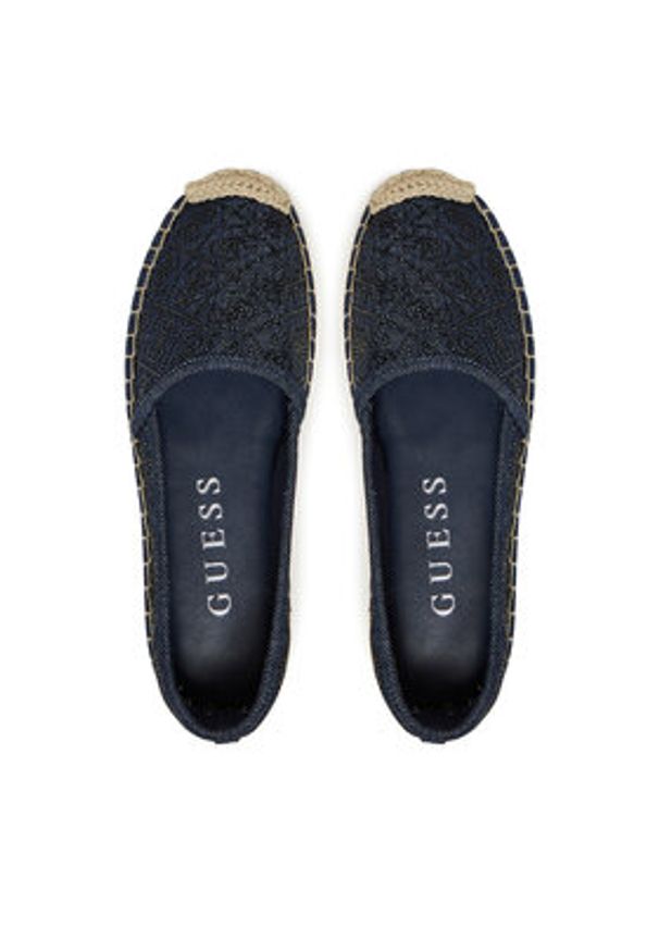 Guess Espadryle FLJODY DEN14 Granatowy. Kolor: niebieski. Materiał: materiał