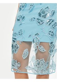 ROTATE Spódnica ołówkowa Dula 1125722963 Niebieski Slim Fit. Kolor: niebieski. Materiał: syntetyk
