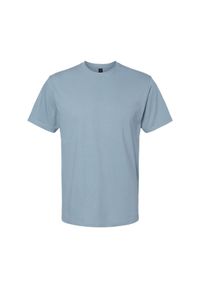 GILDAN - Koszulka Unisex Dla Dorosłych Softstyle Midweight. Kolor: szary, niebieski, wielokolorowy. Materiał: bawełna. Sport: turystyka piesza