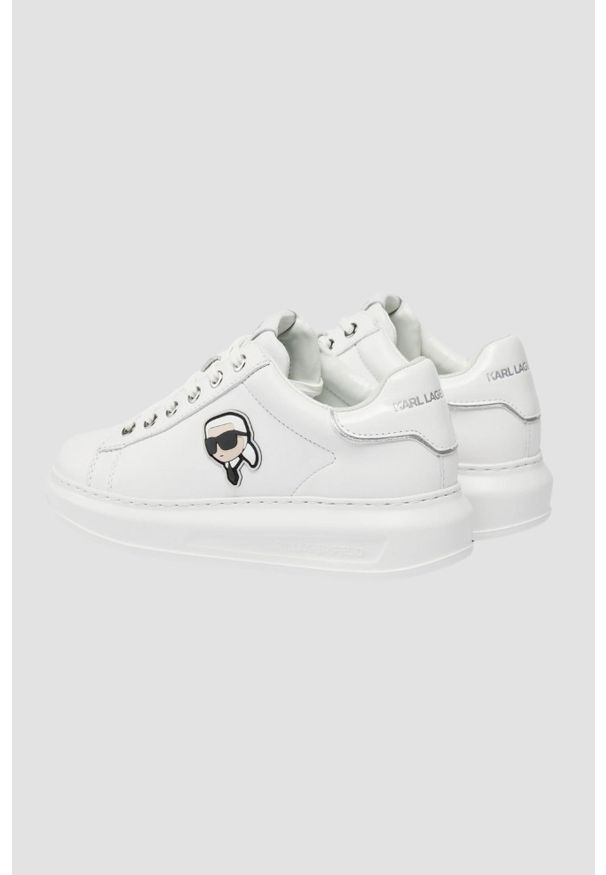 Karl Lagerfeld - KARL LAGERFELD Białe sneakersy Karl Nft Lo Lace, Rozmiar 40. Kolor: biały