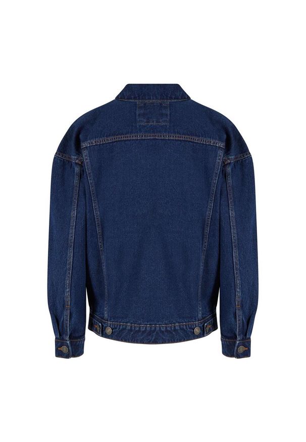 Urban Classics - Damska Kurtka Oversize Z Denimu Z Lat 90tych. Kolor: niebieski. Materiał: denim. Sezon: lato