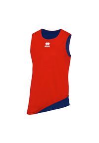 ERREA - Errea Chicago Tank Top Podwójna Reklama Tank Top Dorośli. Kolor: niebieski, czerwony, wielokolorowy. Długość rękawa: bez rękawów. Sport: koszykówka