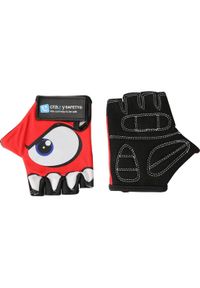 CRAZY SAFETY - Rękawiczki dla dzieci Crazy Safety. Kolor: czerwony. Materiał: lycra. Sport: kolarstwo #1