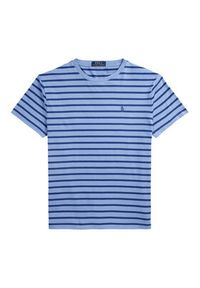 Polo Ralph Lauren T-Shirt 710938134009 Niebieski Custom Slim Fit. Typ kołnierza: polo. Kolor: niebieski. Materiał: bawełna #3