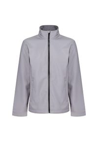 Regatta - Softshell Męski Ablaze. Kolor: wielokolorowy, szary, czarny. Materiał: softshell. Sport: turystyka piesza #1