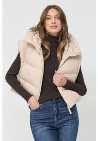 Miss Sixty kurtka puchowa damska kolor beżowy zimowa. Okazja: na co dzień. Kolor: beżowy. Materiał: puch. Sezon: zima. Styl: casual #8