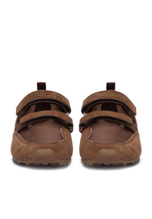 Beverly Hills Polo Club Sneakersy CEO-6E1148-2 Brązowy ciemny. Kolor: brązowy. Materiał: zamsz, skóra