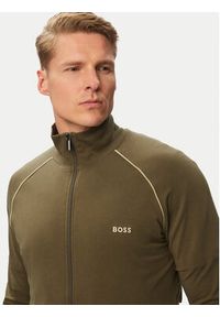 BOSS Bluza Mix&Match 50515307 Khaki Regular Fit. Kolor: brązowy. Materiał: bawełna #4
