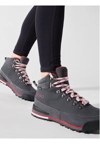 CMP Trekkingi Heka Wmn Hiking Shoes Wp 3Q49556 Szary. Kolor: szary. Materiał: nubuk, skóra