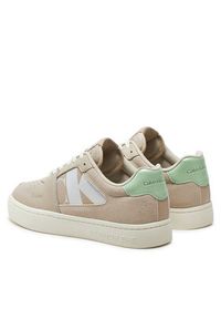 Calvin Klein Jeans Sneakersy Classic Cupsole Low Nbs YW0YW01520 Écru. Materiał: zamsz, skóra #4