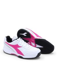 Buty tenisowe damskie Diadora S.CHALLENGE 4 SL clay. Kolor: biały, wielokolorowy, różowy, czarny. Sport: tenis