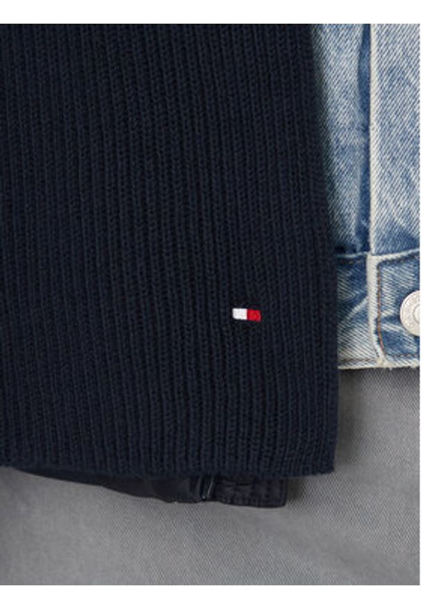 TOMMY HILFIGER - Tommy Hilfiger Szalik Flag AM0AM12847 Granatowy. Kolor: niebieski. Materiał: materiał, bawełna