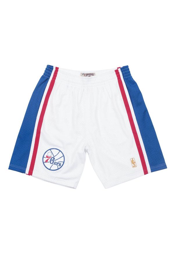 Mitchell & Ness - Skróty NBA Philadelphia 76ers. Kolor: biały. Sport: fitness, koszykówka