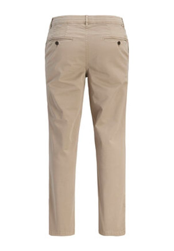 Jack & Jones Chinosy Lie Vance 12292970 Beżowy Regular Fit. Kolor: beżowy. Materiał: bawełna