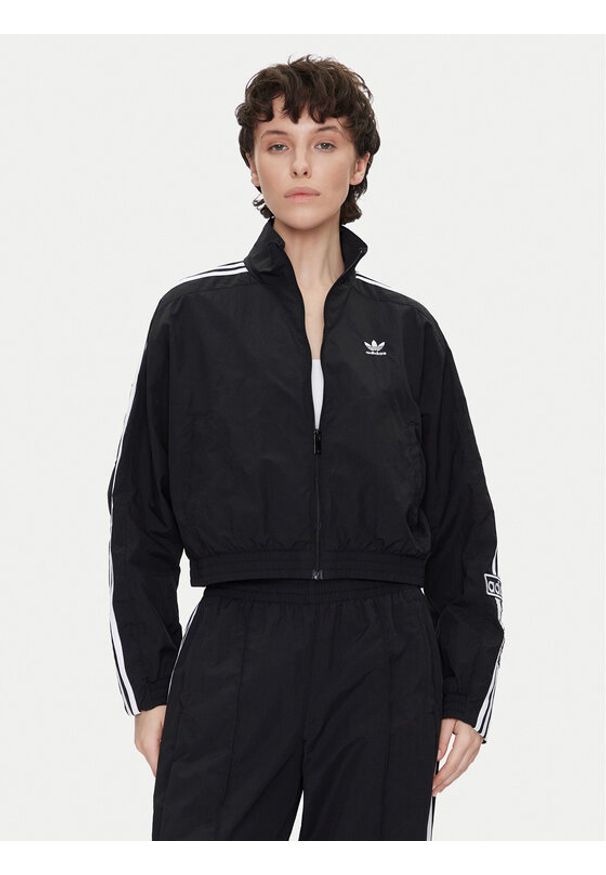 Adidas - adidas Bluza adicolor Adibreak JD0860 Czarny Loose Fit. Kolor: czarny. Materiał: syntetyk