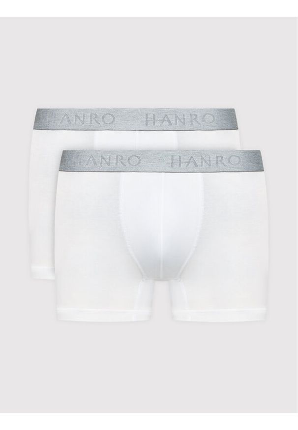Hanro Komplet 2 par bokserek Essentials 3078 Biały. Kolor: biały. Materiał: bawełna