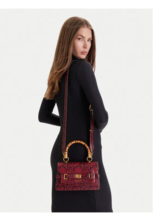 Guess Torebka Sibel HWKP95 06200 Czerwony. Kolor: czerwony. Materiał: skórzane
