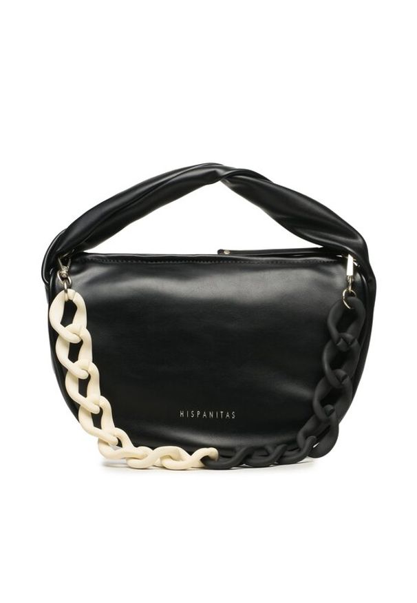 Hispanitas Torebka Covent-V23 BV232505 Czarny. Kolor: czarny. Materiał: skórzane