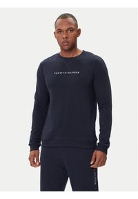 TOMMY HILFIGER - Tommy Hilfiger Bluza UM0UM03666 Granatowy Regular Fit. Kolor: niebieski. Materiał: bawełna, syntetyk #1