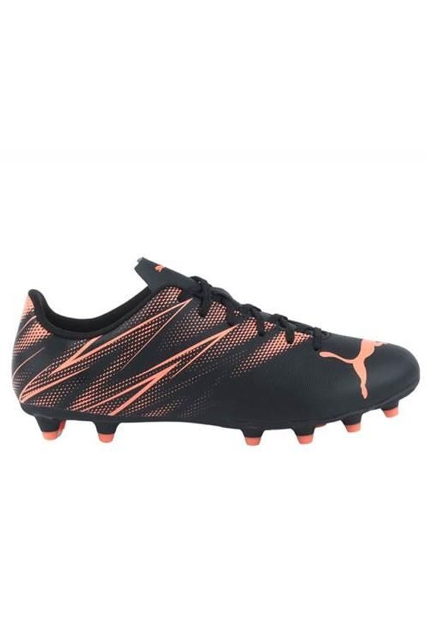 Buty piłkarskie męskie Puma Attacanto. Zapięcie: sznurówki. Kolor: czerwony, wielokolorowy, czarny. Materiał: syntetyk, materiał, tkanina. Szerokość cholewki: normalna. Sport: piłka nożna