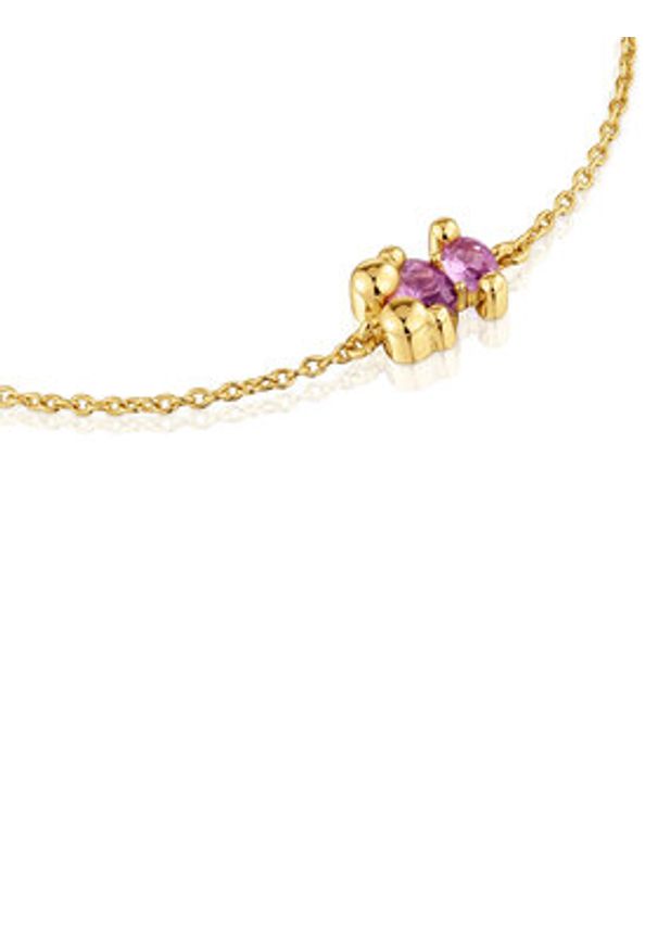 Tous - TOUS Bransoletka Bold Bear Lab 1004253800 Złoty. Materiał: srebrne. Kolor: złoty
