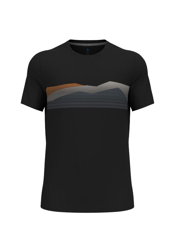 Odlo - Koszulka z krótkim rękawem męska ODLO F-Dry Ridgeline T-Shirt Crew Neck s/s. Kolor: czarny. Długość rękawa: krótki rękaw. Długość: krótkie