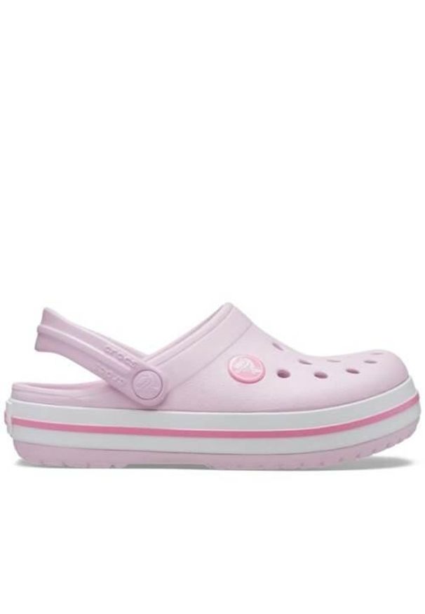Buty do chodzenia dla dzieci Crocs Crocband. Kolor: różowy. Materiał: materiał, syntetyk