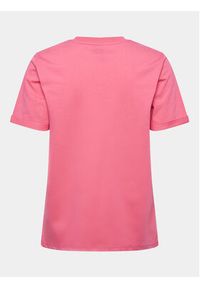 Pieces T-Shirt Ria 17086970 Różowy Regular Fit. Kolor: różowy. Materiał: bawełna #8