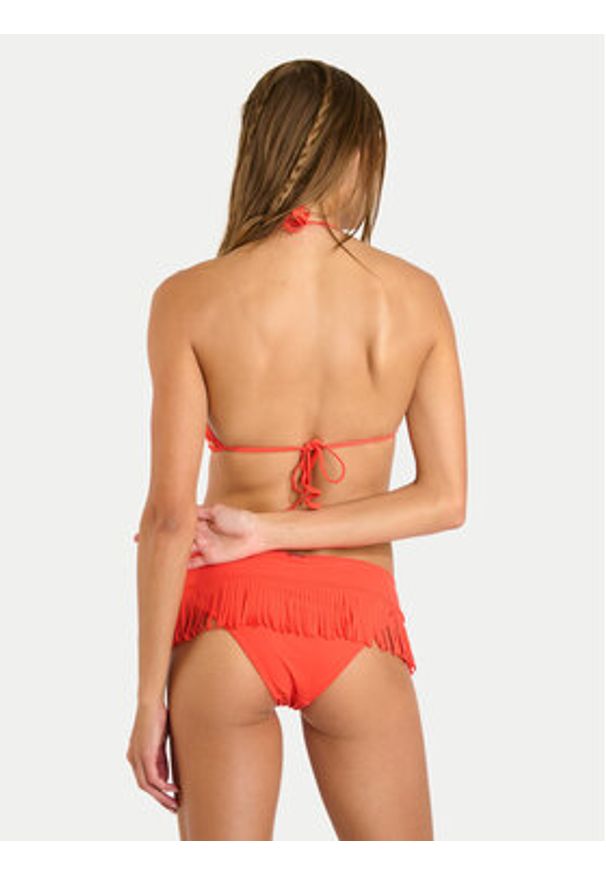 Banana Moon Góra od bikini Cowo Fringes LSE62 Pomarańczowy. Kolor: pomarańczowy. Materiał: syntetyk