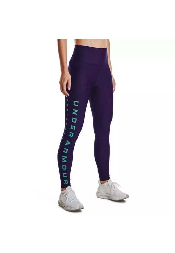 Legginsy damskie Under Armour HG Armour Branded Legging. Kolor: fioletowy