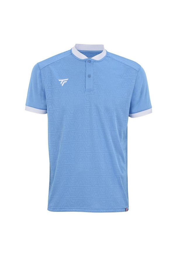 TECNIFIBRE - Koszulka tenisowa męska z krótkim rękawem Tecnifibre Team Mesh Polo. Typ kołnierza: polo. Kolor: niebieski. Materiał: poliester. Długość rękawa: krótki rękaw. Długość: krótkie. Sport: tenis