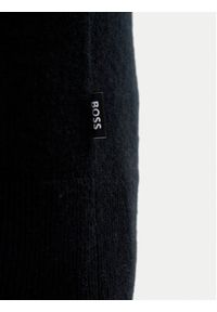 BOSS Sweter H-Hemarlo 50549984 Czarny Regular Fit. Kolor: czarny. Materiał: wełna #5