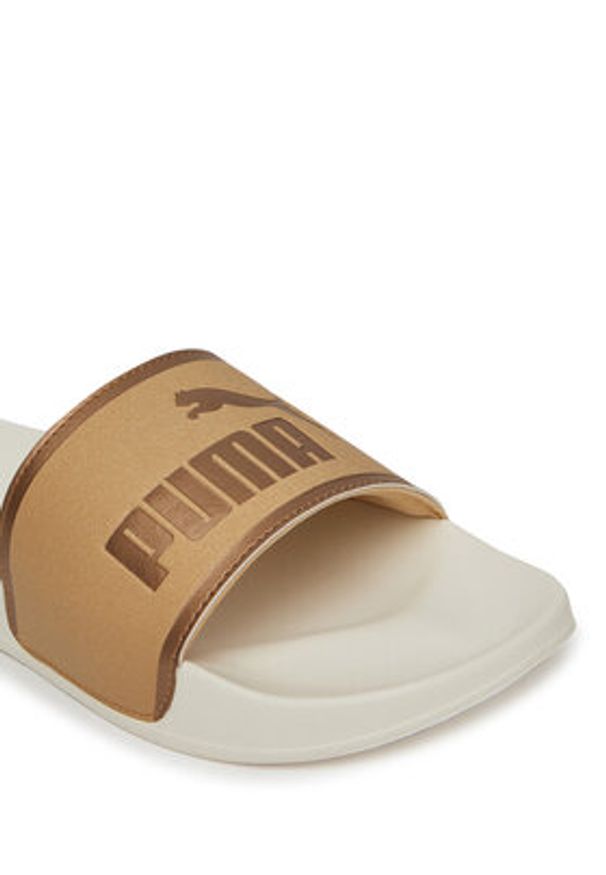 Puma Klapki Leadcat 2.0 Aqua Metallics 401707 02 Beżowy. Kolor: beżowy. Materiał: skóra