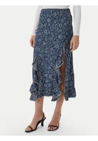 Desigual Spódnica jeansowa Anem 26SWFW04 Niebieski Regular Fit. Kolor: niebieski. Materiał: lyocell #1